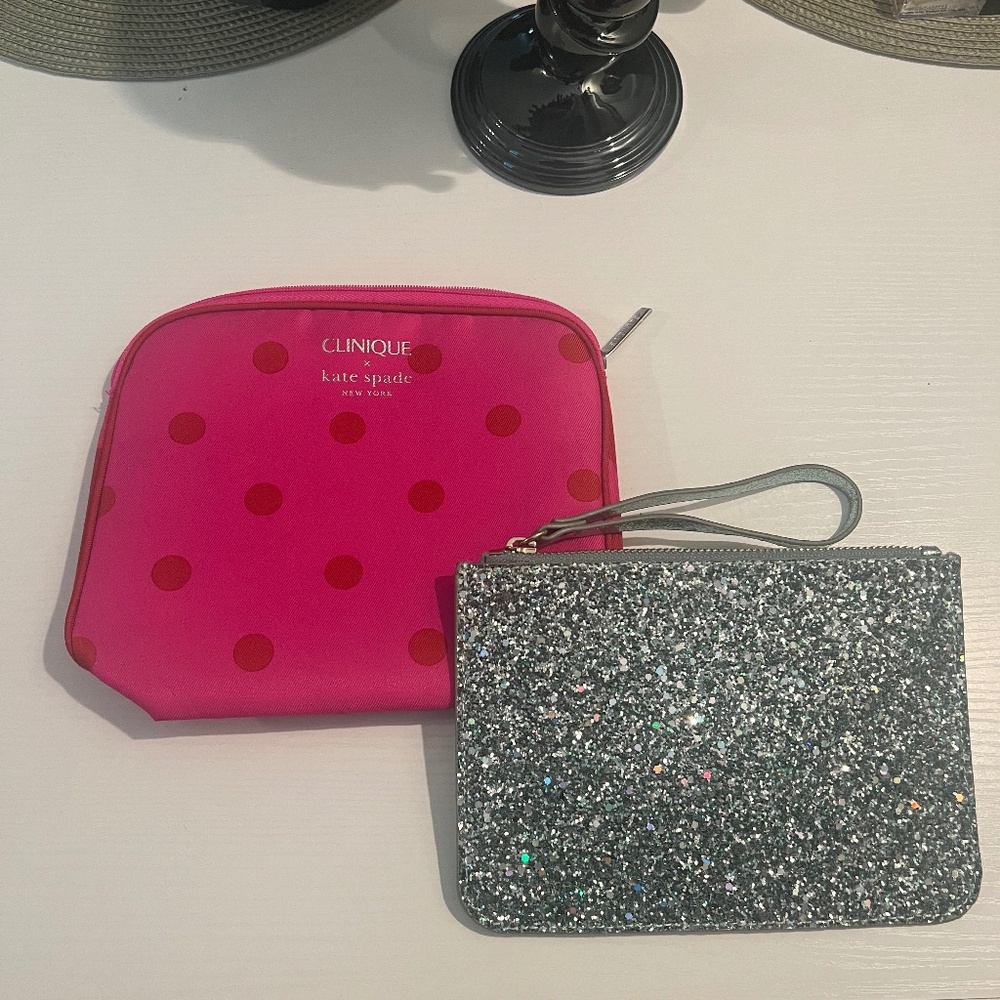 Clinique x Kate Spade Cosmetic Bag (NWOT)